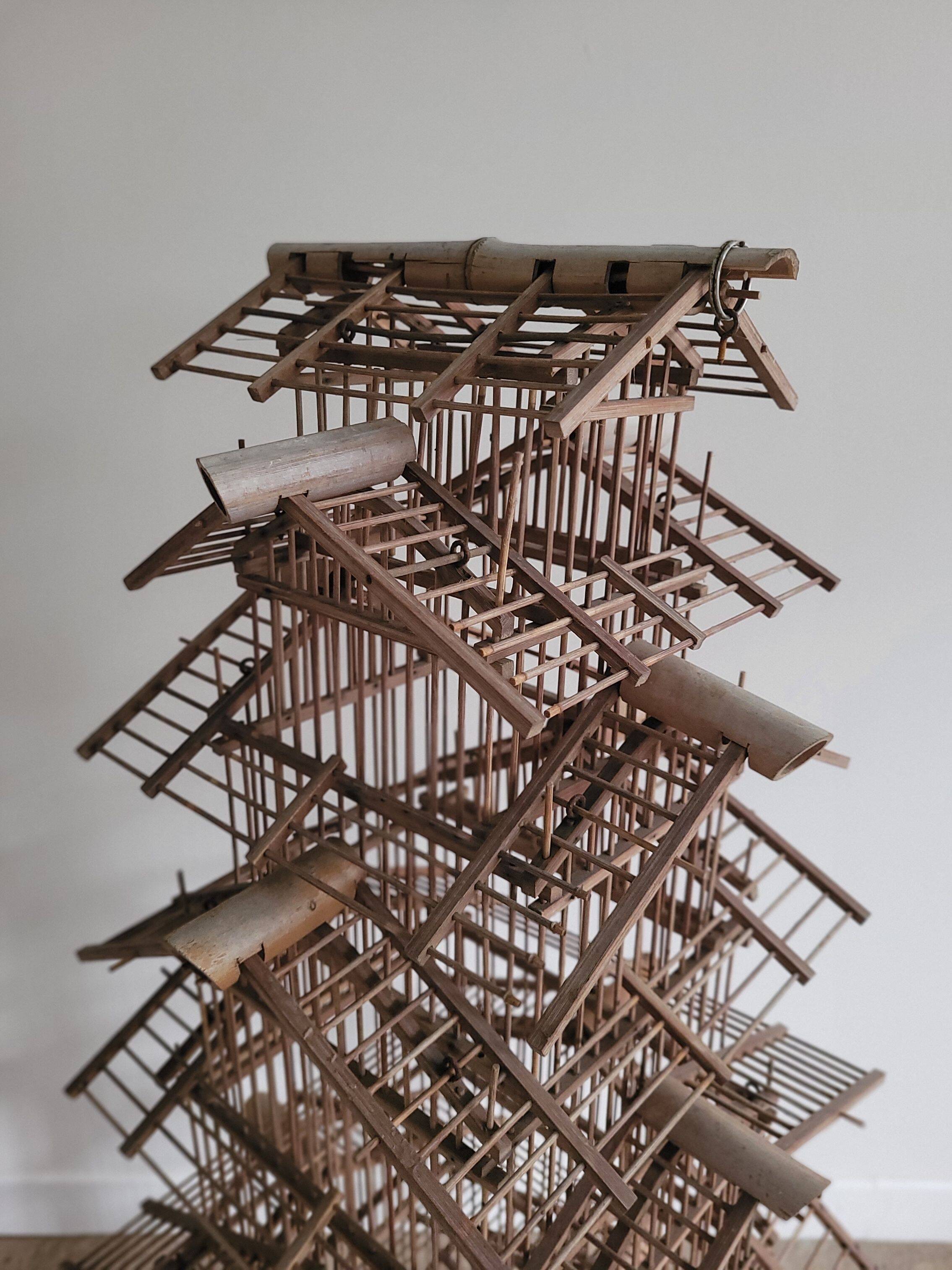 Cage à oiseaux ancienne
