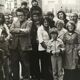 Large print street artist - Beaubourg, Paris - 80s