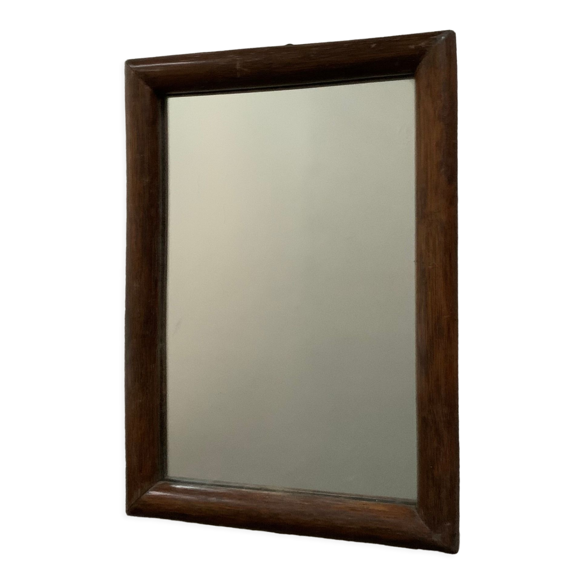 Miroir en bois ancien, 49x34 cm