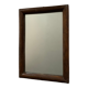 Miroir en bois ancien, 49x34 cm