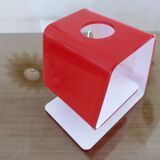 Calligaris luce lamp made in italy 2007 red plexiglass