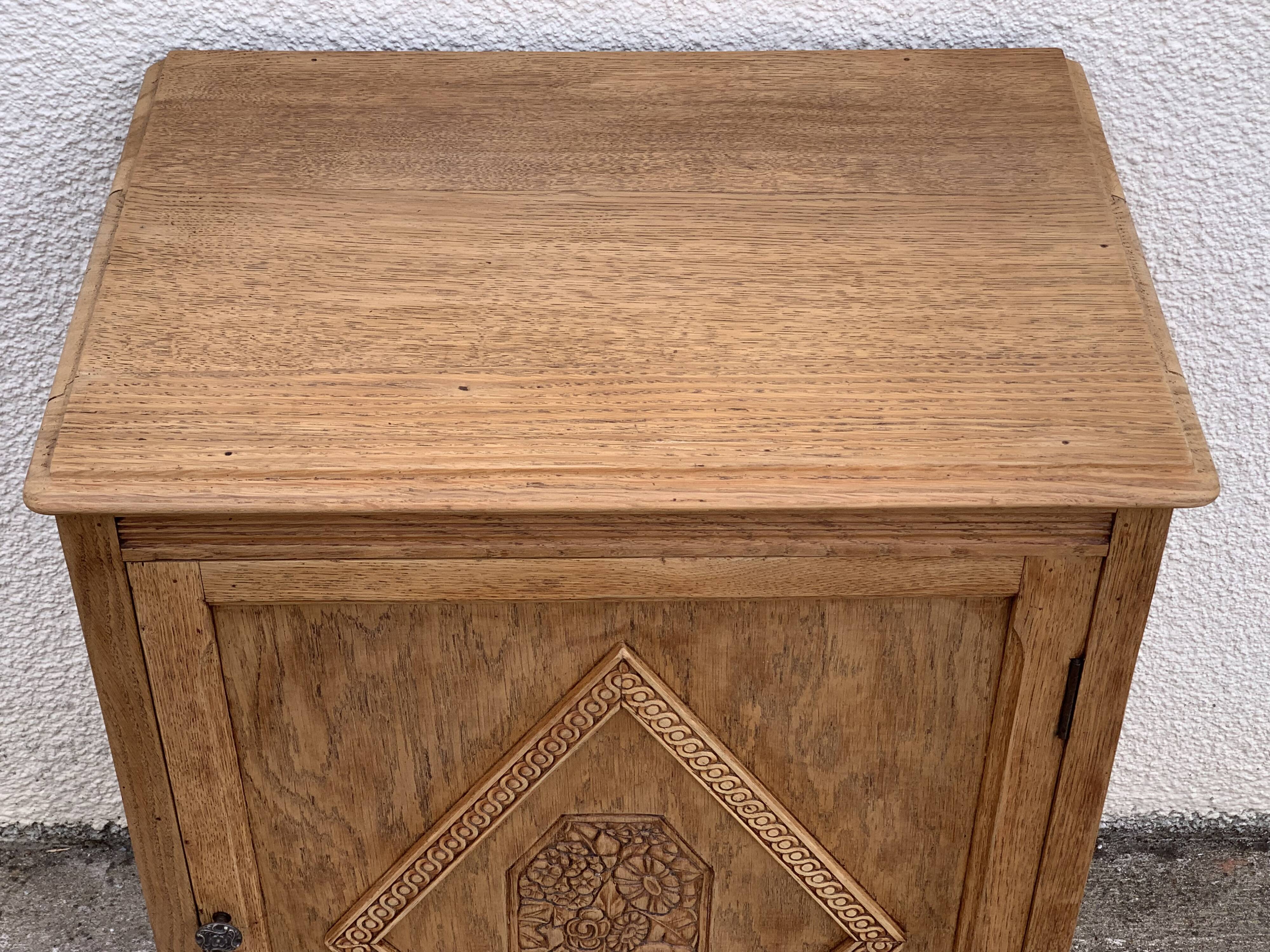 Parisian art deco buffet wood brut 1930