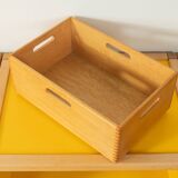 Flötotto modular system, 1970s, yellow, beech, four-piece