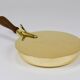 Butler Ashtray Marked Carl Aubock in Brass with Lid and Handle, Vienna, 1950s