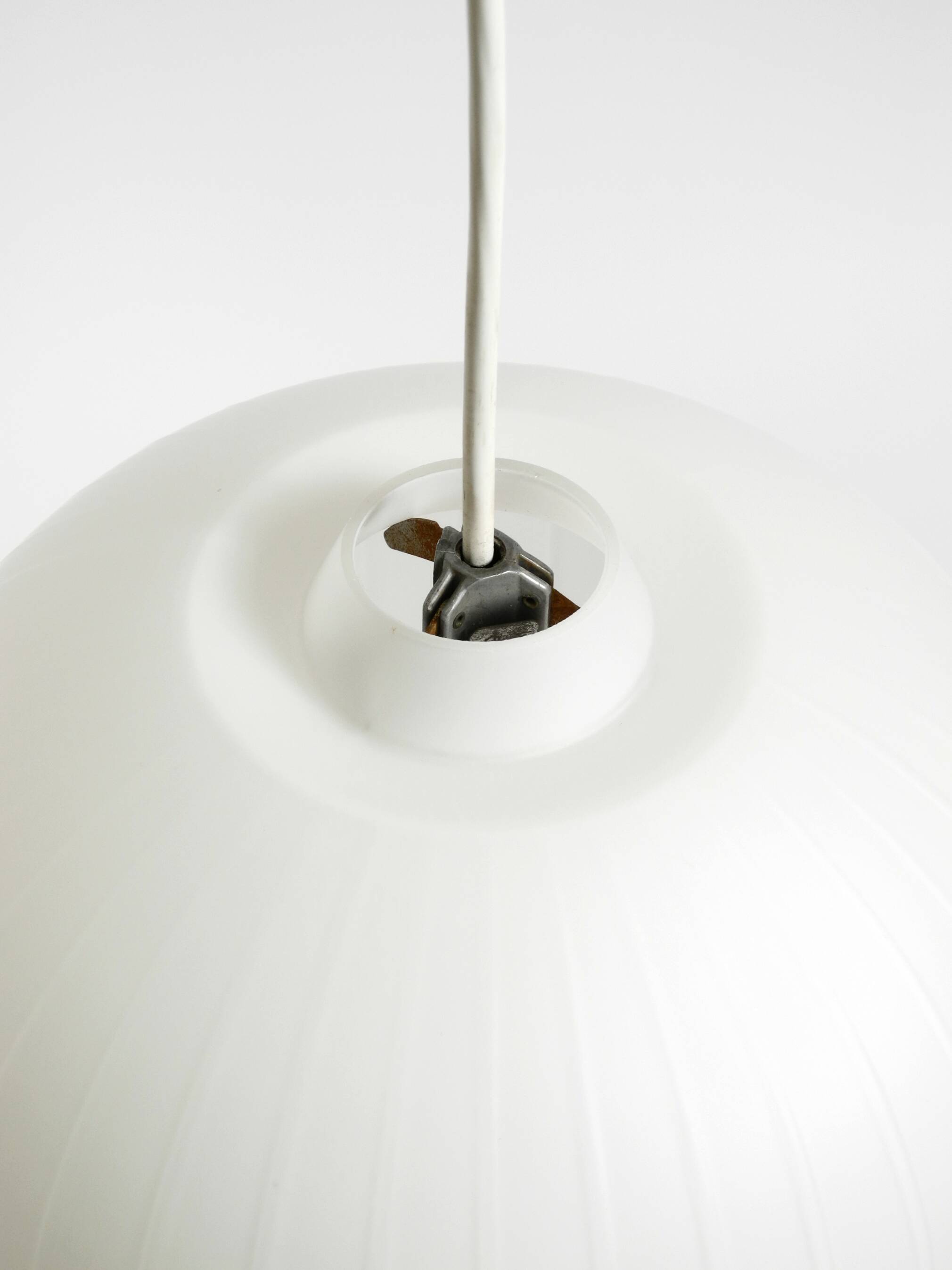 Aloys Gangkofner Mid Century Glass Pendant Lamp by Peill & Putzler