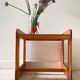 Geometric coffee table wood vintage honey
