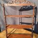 19th century molded mahogany wall shelf Louis-Philippe