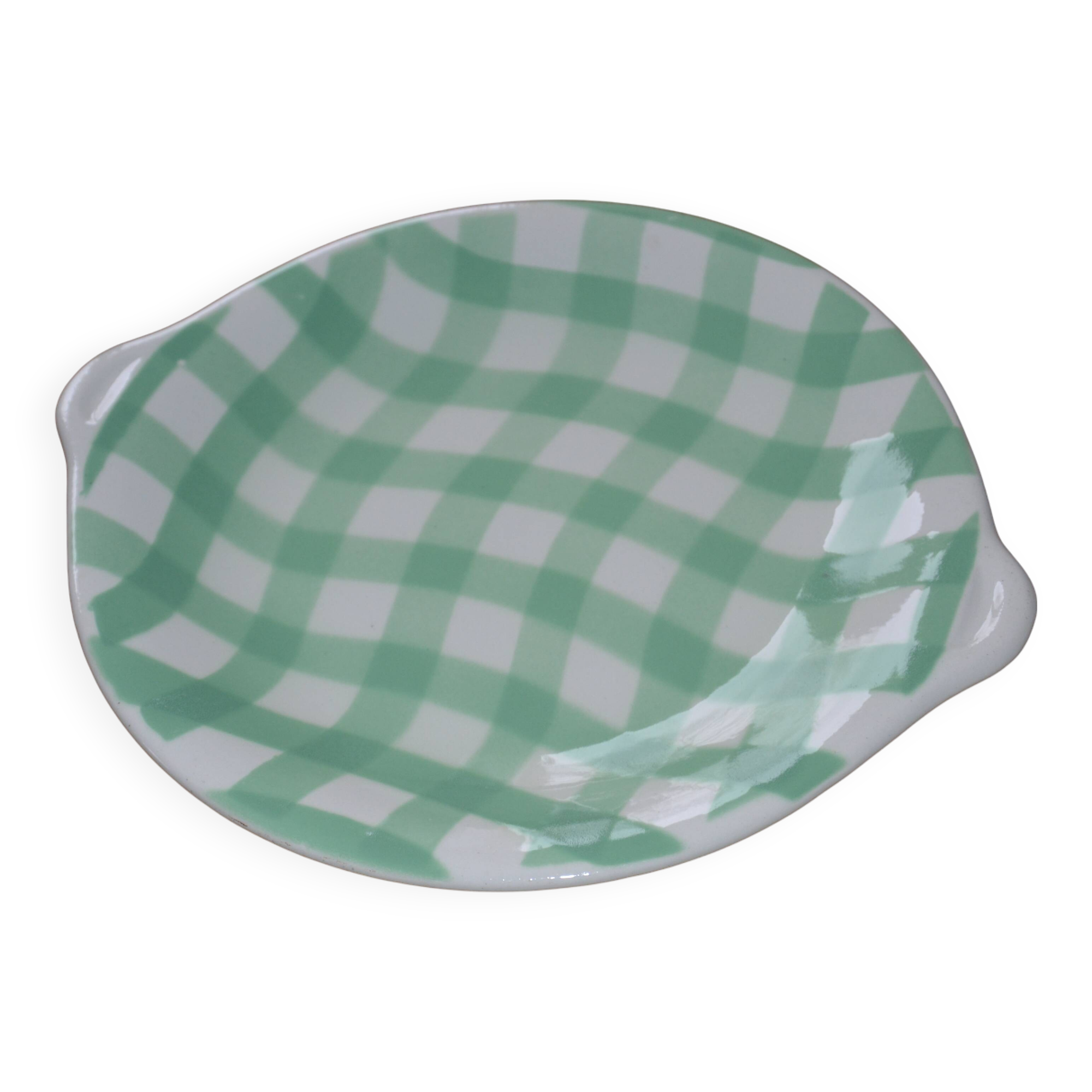 Salins Croisette model round dish, green