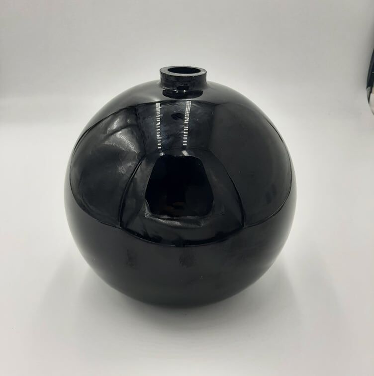 Black vase