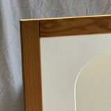 Small rectangular pine mirror 55x45