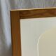 Small rectangular pine mirror 55x45