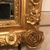 Louis XV mirror with original gold leaf 19th 61x83cm