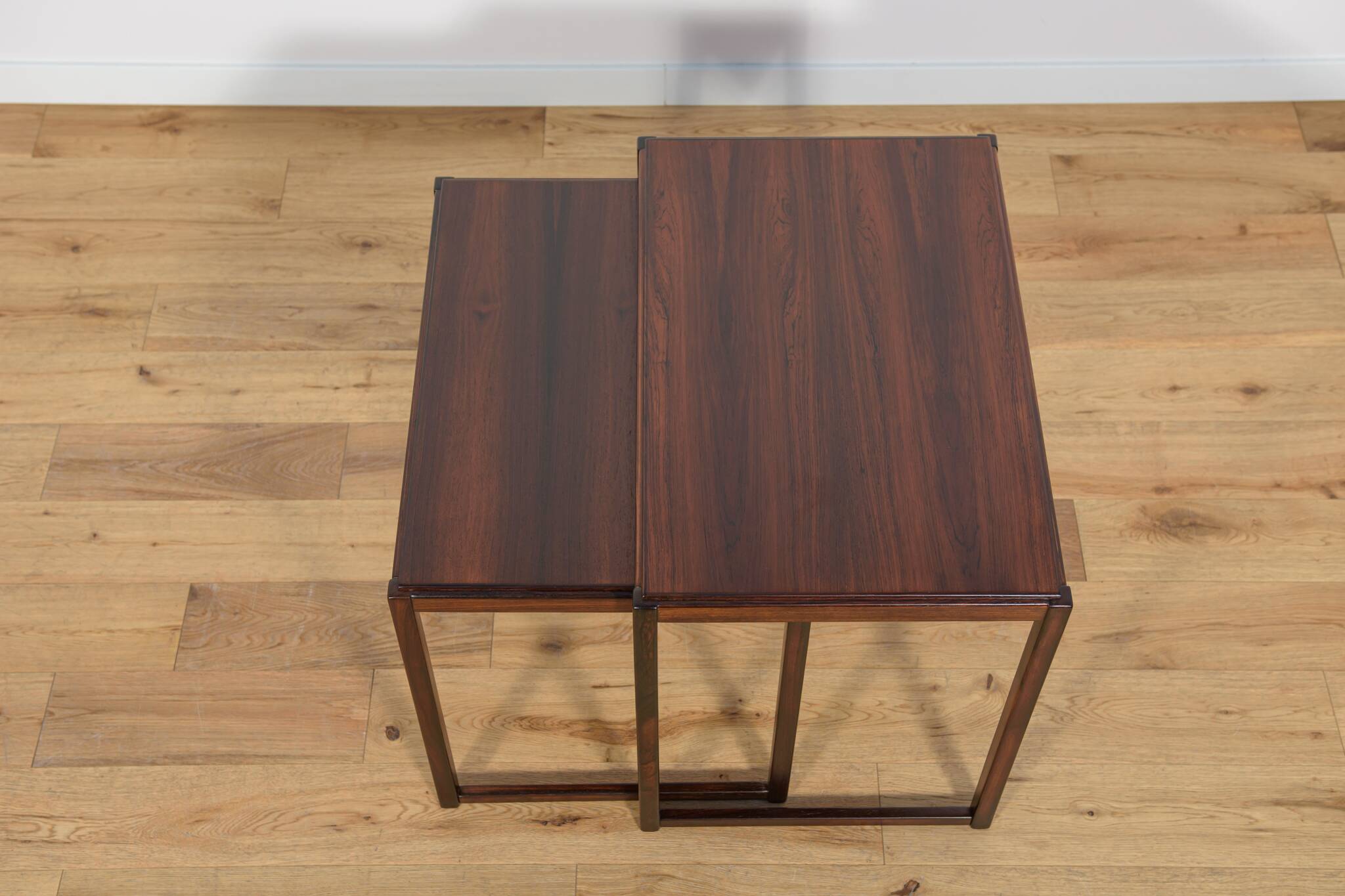 Mid-Century Rosewood Nesting Tables, 1960s, Sweden, Set of 2