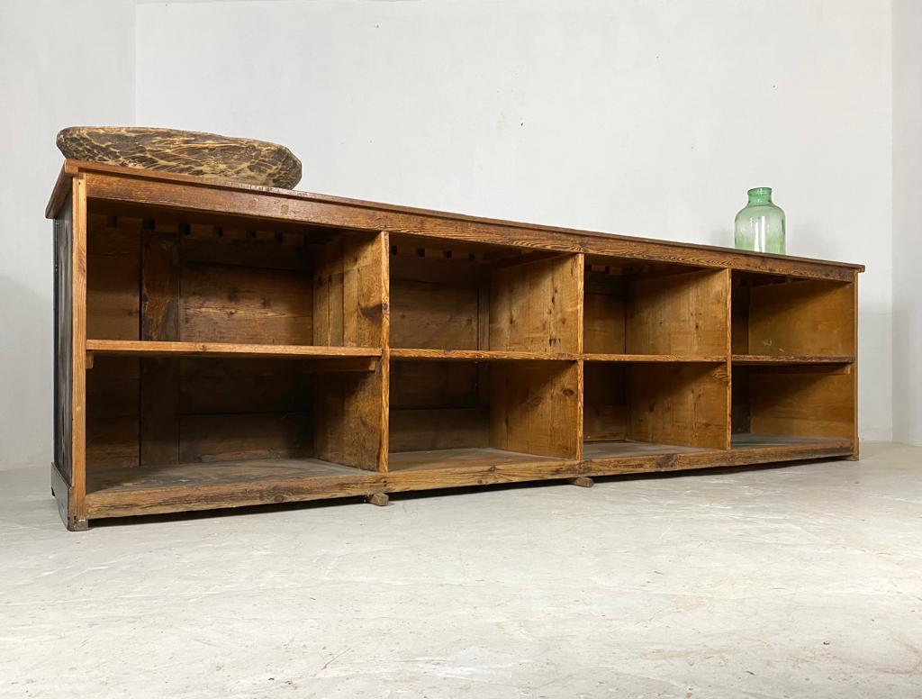 Antique victorian shop counter