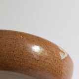 Set of 4 plates in sandstone of Saint Amand signed