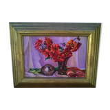 Painting flowers