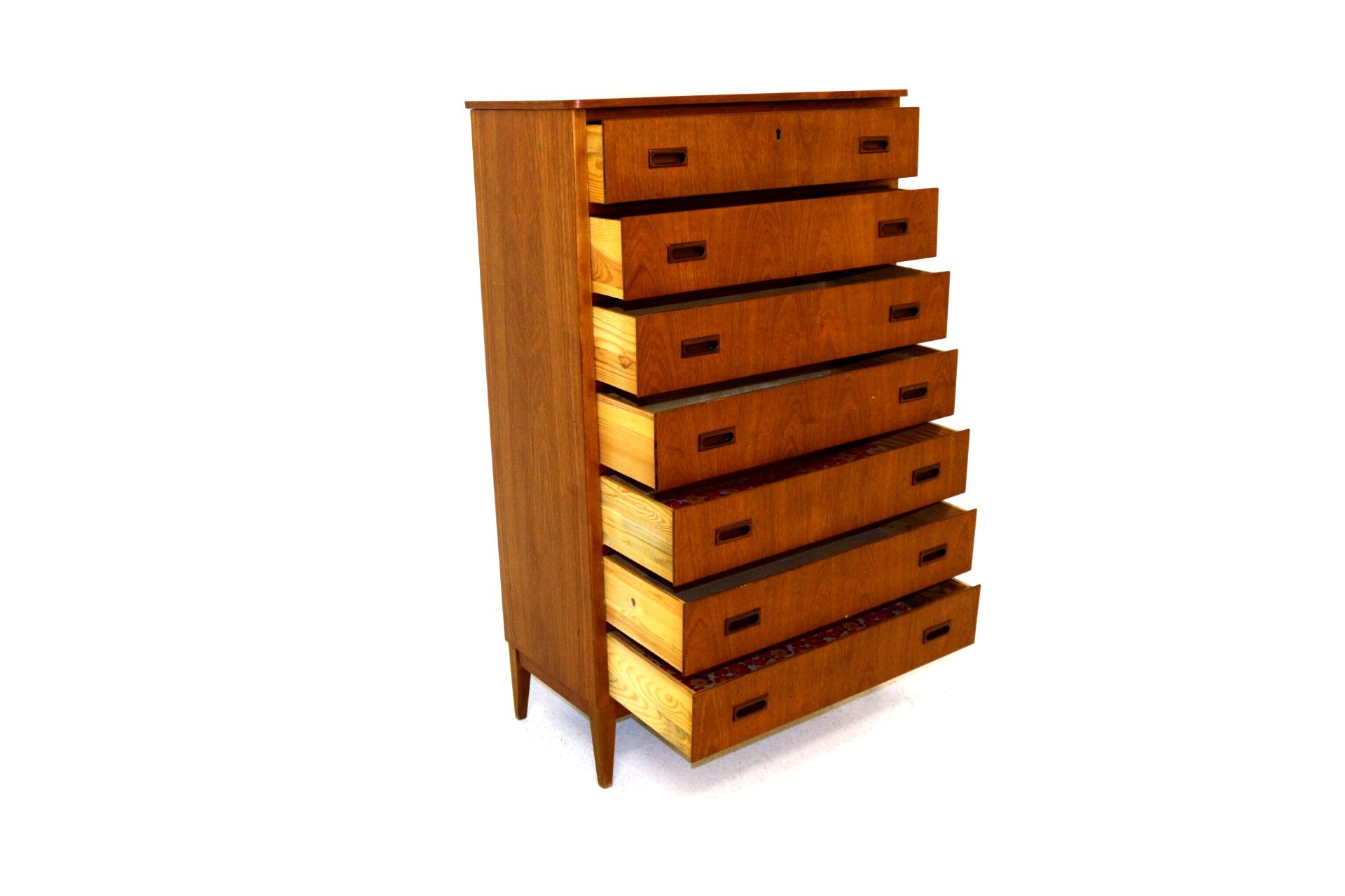 Commodity "Tallboy" in teak, Denmark, 1960