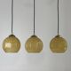 Lot 3 anciennes suspensions ambrees vintages