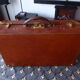 Vintage suitcase "World Map" restored 54,5x32x17,5 cm