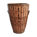 Large wicker basket / high rattan - Rattan pan / wicker XXL