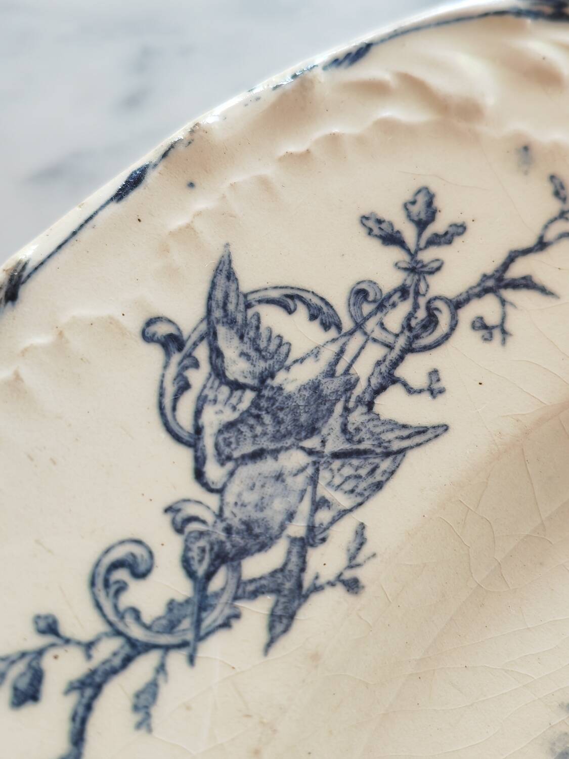 Gien plate, 19th century