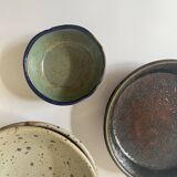 Glazed ceramic bowl/trinket dish, signed