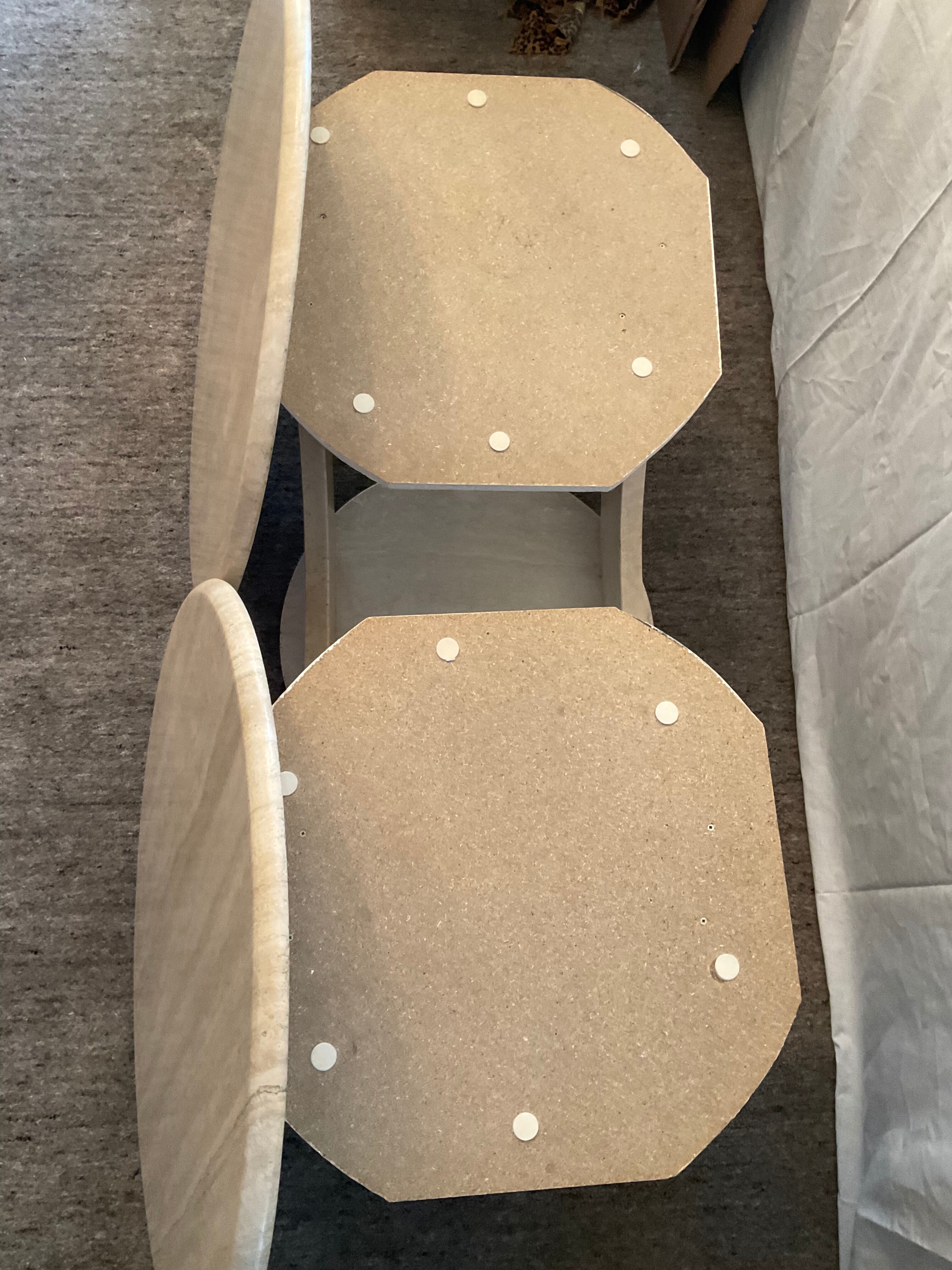 Travertine coffee table from the 70s