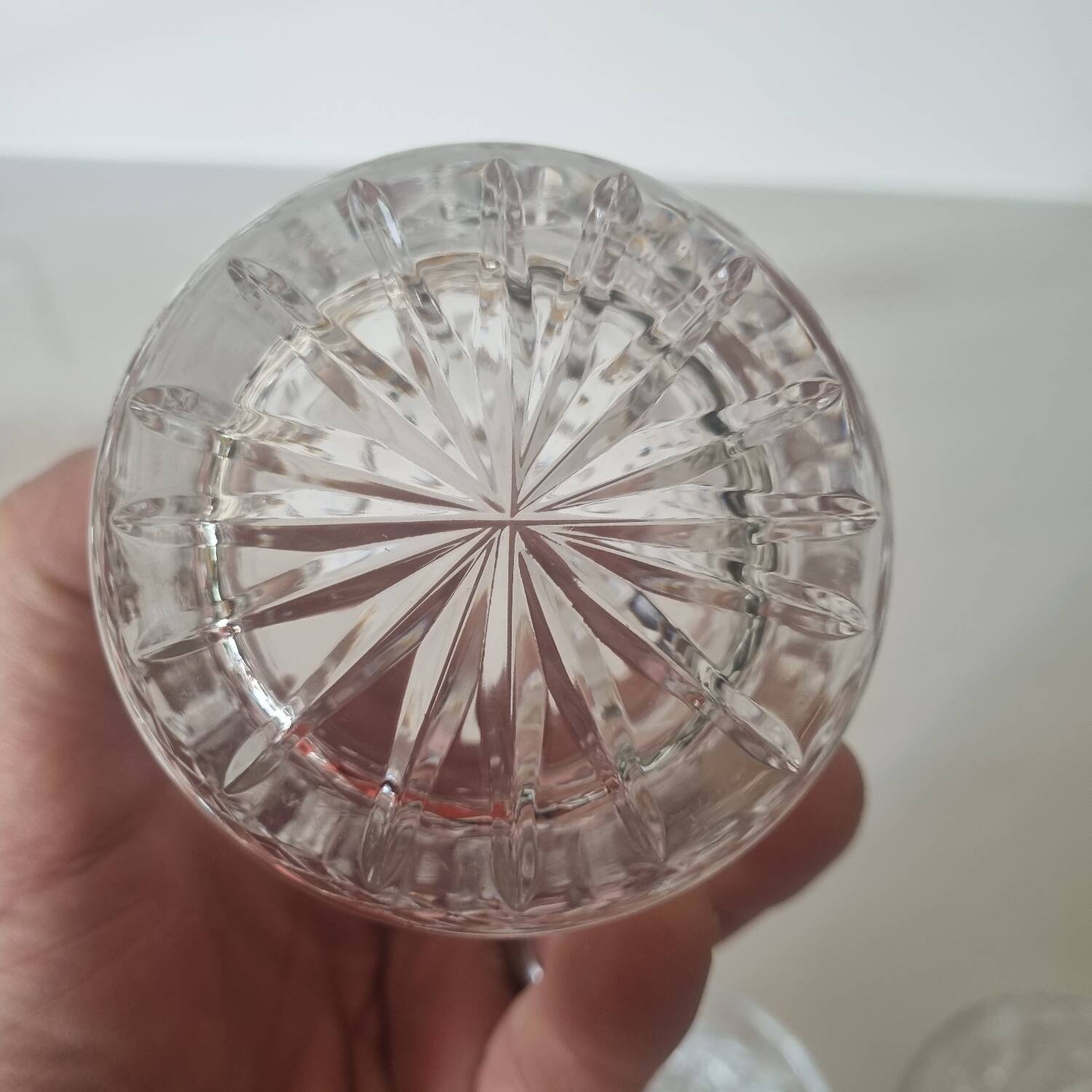 3 high-quality crystal whisky glasses