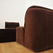 Armchairs Emmetre with Table by Guido Fareschini for Mariani, 1970s, Set of 4