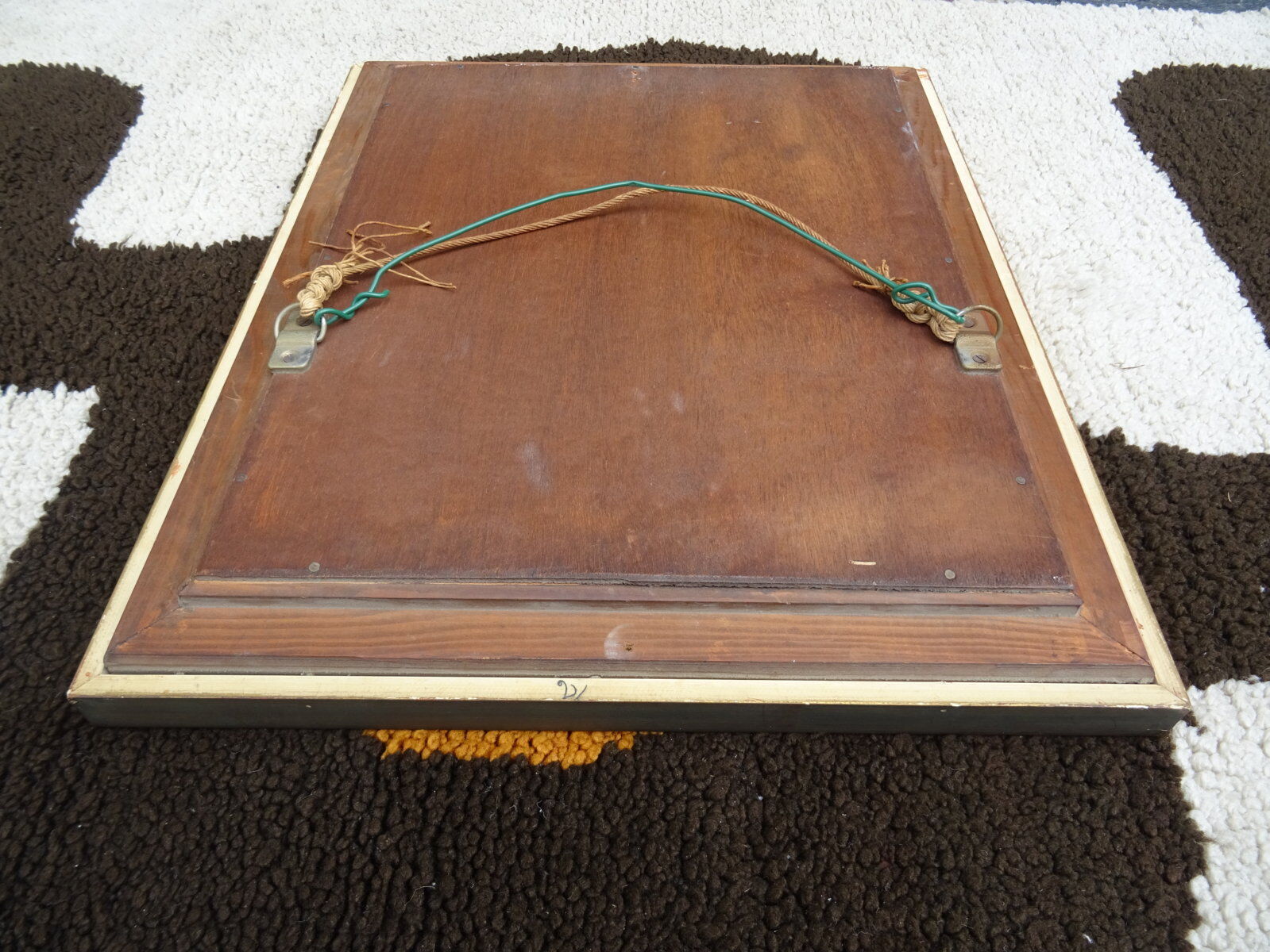 Venetian mirror with parecloses 54x45cm