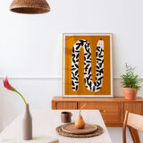 Wall poster snake plant pattern 50cm * 70cm