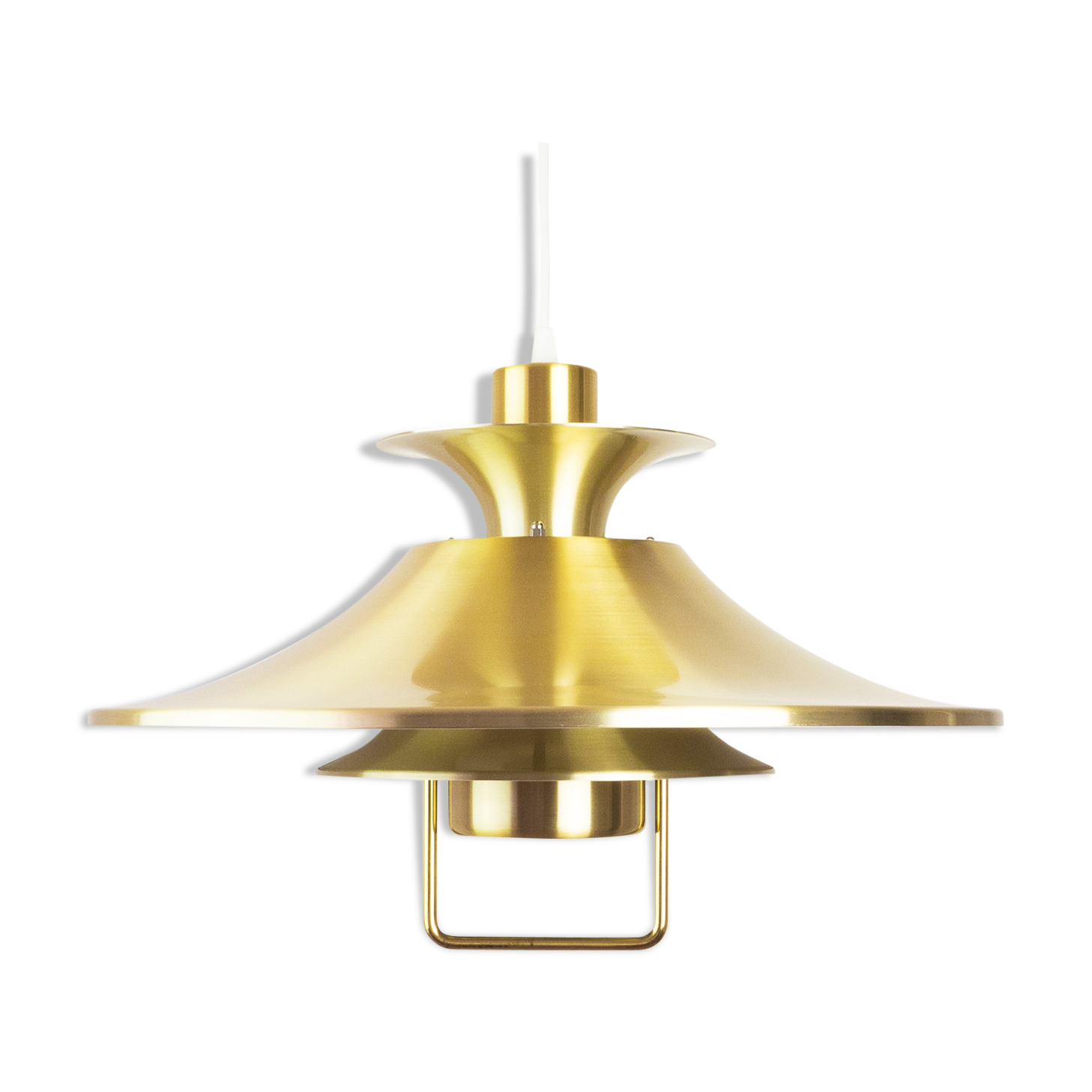 Danish vintage pendant lamp Lyskaer, 1970s