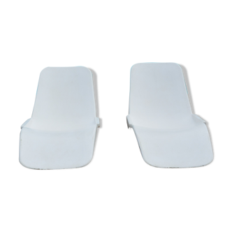 Paire de chaises longues Zublena