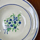 Antique shallow dish in Badonviller earthenware.