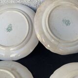 6 Villeroy and Boch Mettlach earthenware soup plates