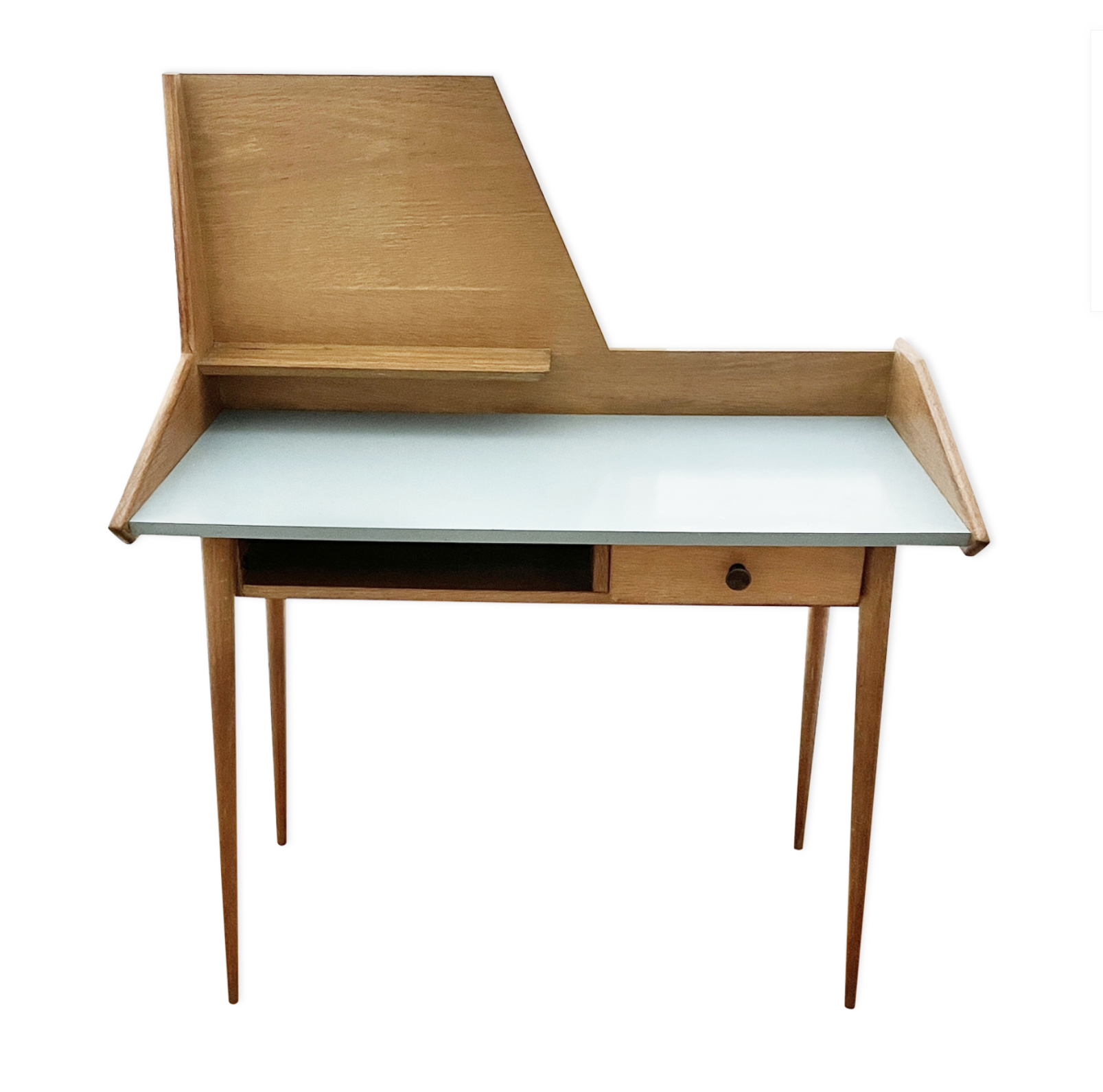 Scandinavian blue desk