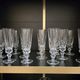 12 Saint-Louis Guernesey model champagne flutes in cut crystal
