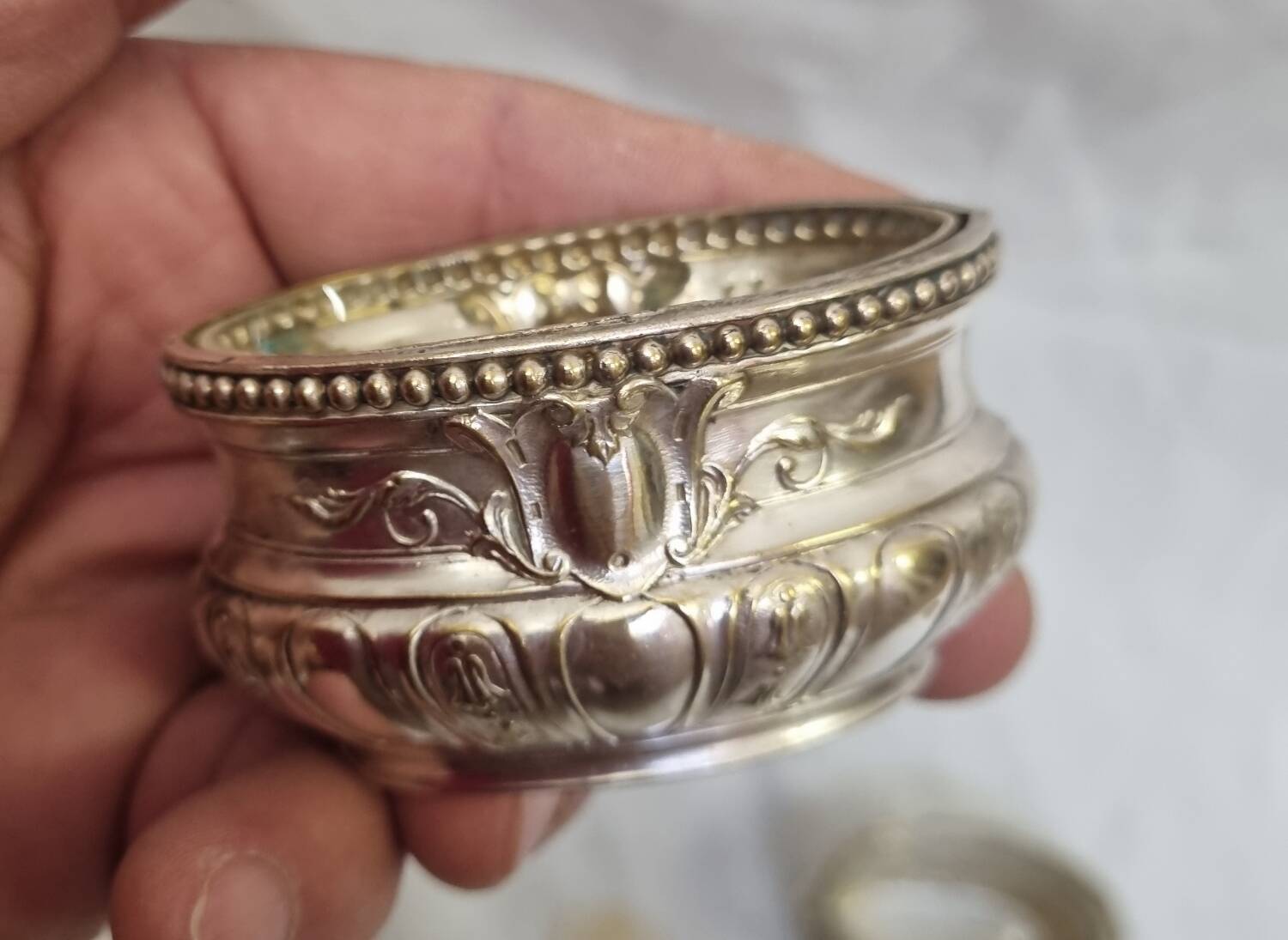 Medici Silver Salt Cellars