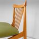 Four Mid-Century Modern Italian Wood Dining Chairs in the Style of Ico Pari