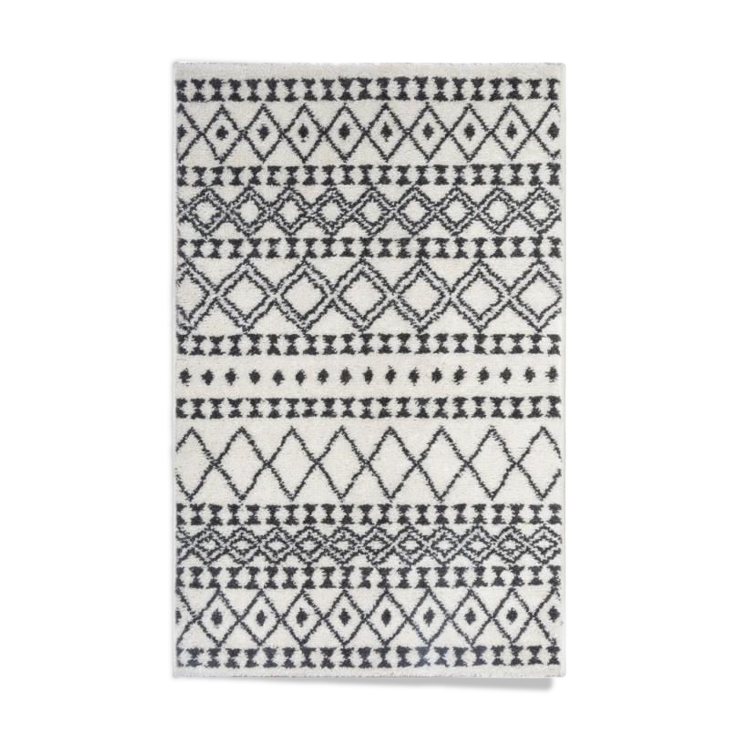 Ethnic berber cotton carpet 120x170 cm