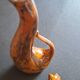 Carafe chevrette en céramique vintage