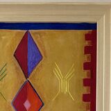 Tapis berbère 1, 2024, tableau