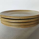 4 Brenne stoneware dessert plates