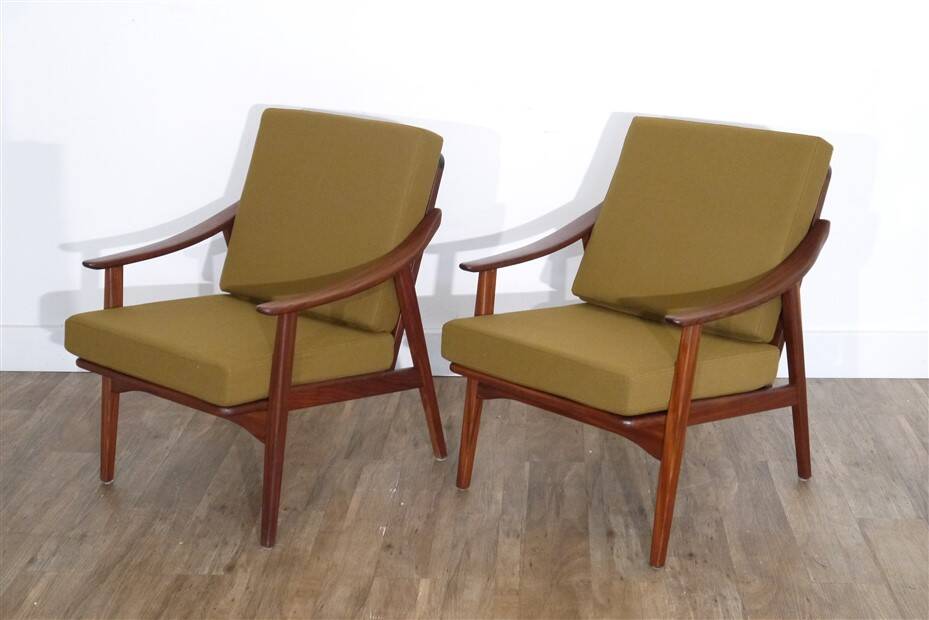Paire de fauteuils danois en teck 1960