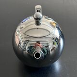 Art Deco style stainless steel teapot