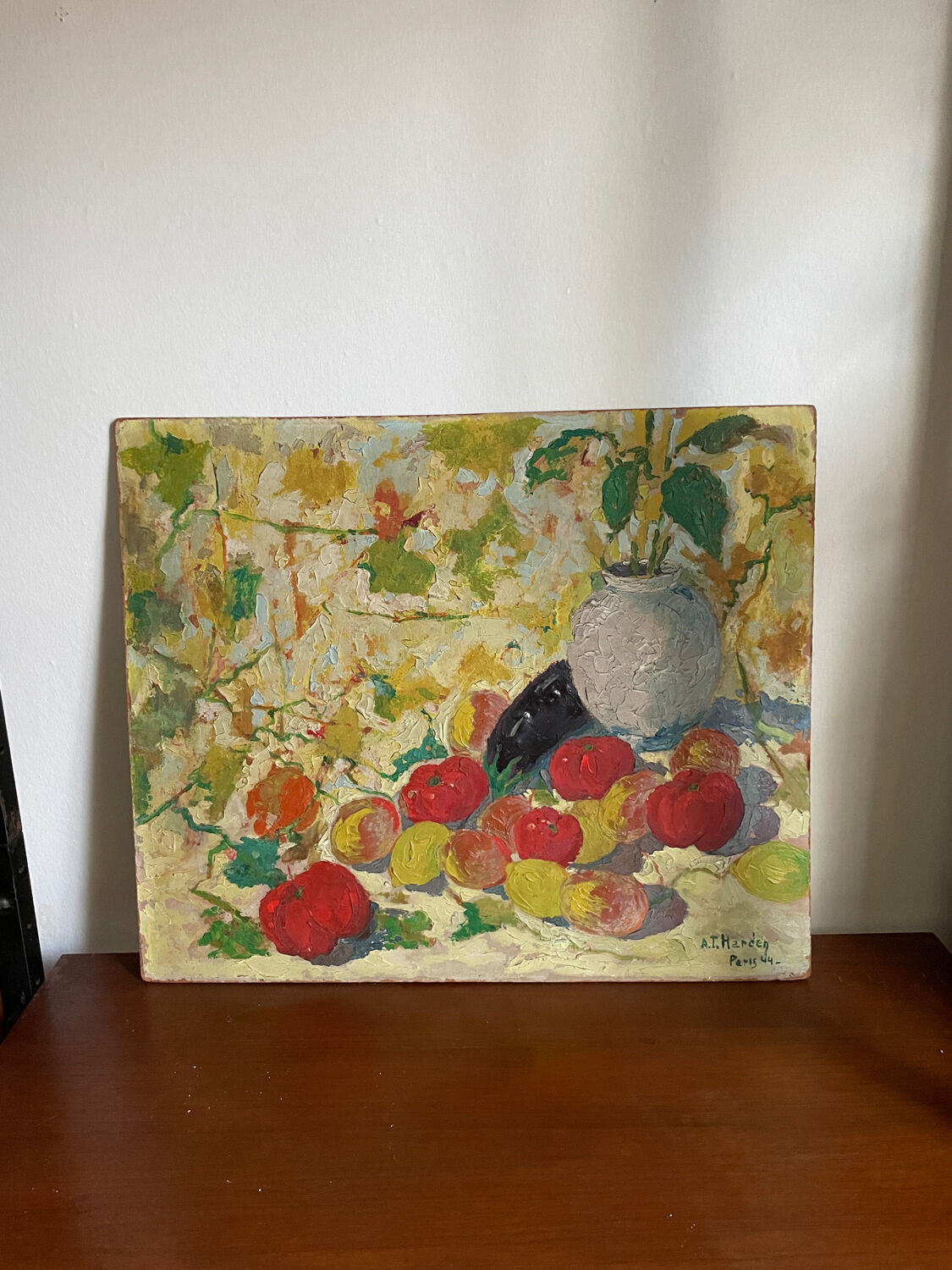 Still life oil painting