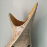 Vallauris vase signed Tess