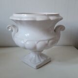 White vase with handles