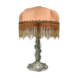 Lampe de style Art Nouveau, bronze argenté