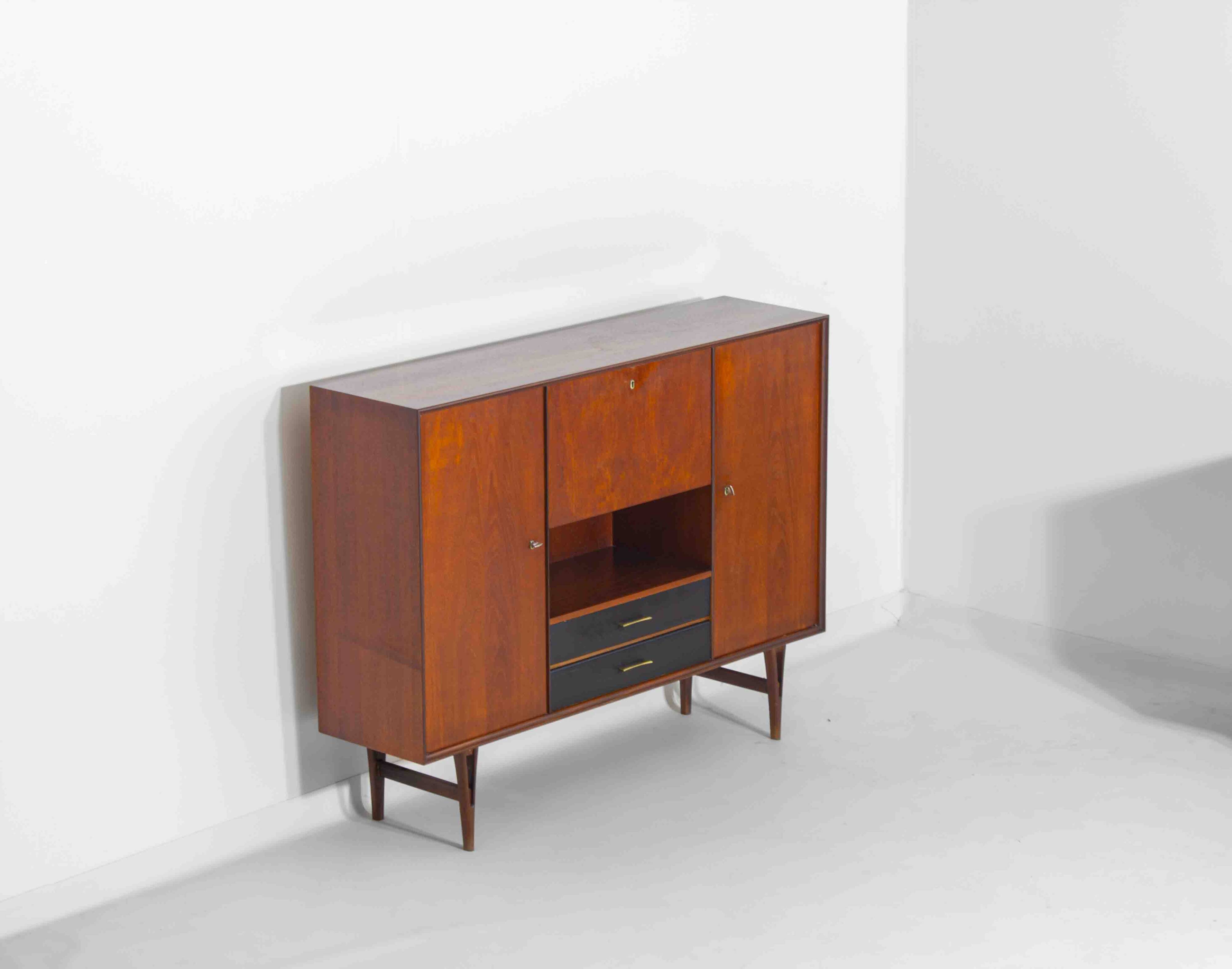 Mid-century highboard by Van Pelt, Belgium 1960s